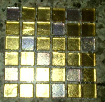 Foil - Gold Mix - 15 x 15 x 4 mm