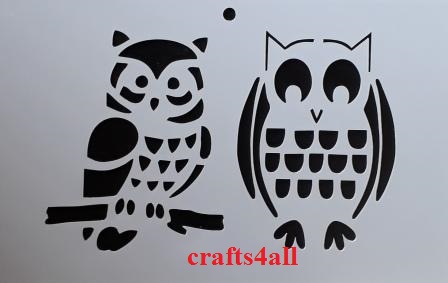 Owl  ( Sani 06 )  Size:- 122 x 288 mm