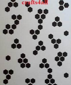 Camo Hexagon ( Sfanc 10 )  Size:- 195 x 269 mm