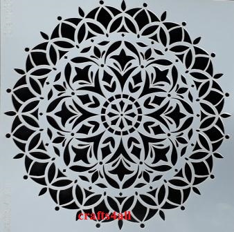 Mandala - Lace ( Sfanc 33 )  Size:- 280 x 285 mm
