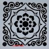 Mandala - Floral ( Sfanc 35 )  Size:- 250 x 250 mm