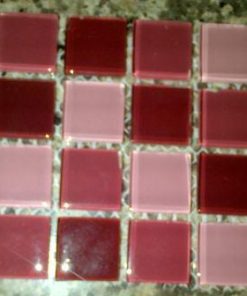 Assorted Pink, Purple Mosaic Tile Range