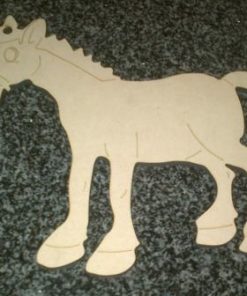 Wooden Donkey 285 x 211 mm (AB63)