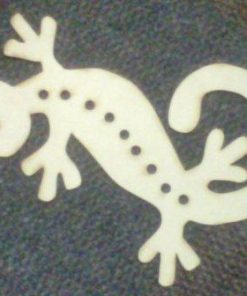 Wooden Gecko (Curly Tail) 309 x 225 mm (AB34)