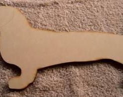 Wood Sausage Dog  400 x 235 mm (AB51)