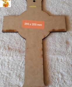 Wood Cross with Circle 295x205mm (CR 40)